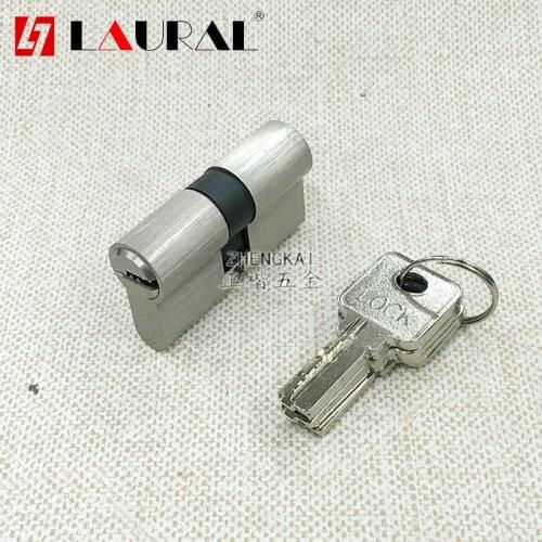 All Brass Double Open Lock Door Window Security 55mm Cylinder Living Room Lock Handle Customized Brass Key