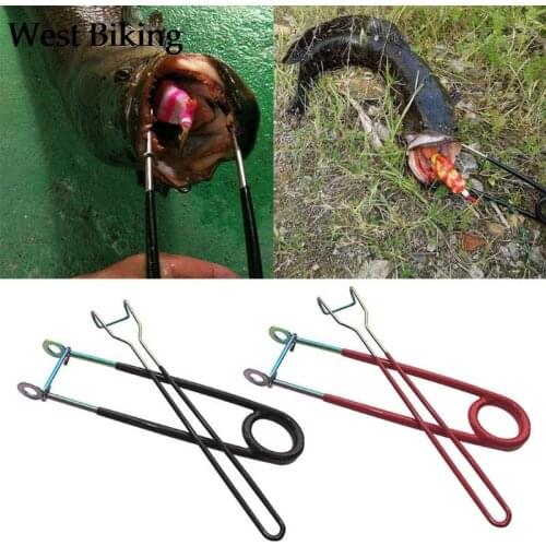 Fish Mouth Spreader,Stainless Steel Fish Hook Remover Extractor Mouth Opener Jaw Spreader Hook Remove Fishing Tool Kit