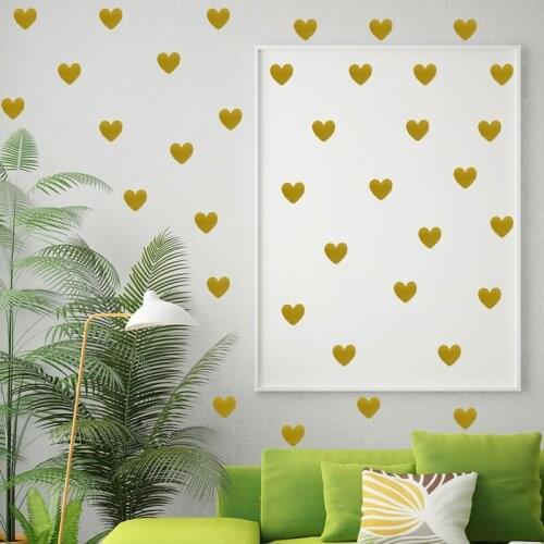 Heart Wall Sticker Baby Girl BedRoom Decorative Stickers For Kids Room Home Decoration