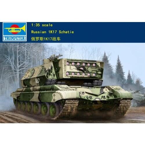 Trumpeter 05542 1/35 Russian 1K17 Szhatie Laser Chariot Static Kit Plastic Model TH05524-SMT6