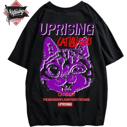 UPRISING Maine Coon Cat T Shirt Maine Coon Cat T-Shirt Casual Men Tee Shirt Plus size Polyester Short-Sleeve Awesome Tshirt