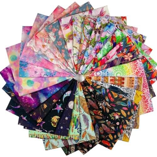 Wide145cm Retro Cloud Star leopard flower cotton Fabric Patchwork Sewing Material Diy shirt clothes Pillow curtain mask handbag