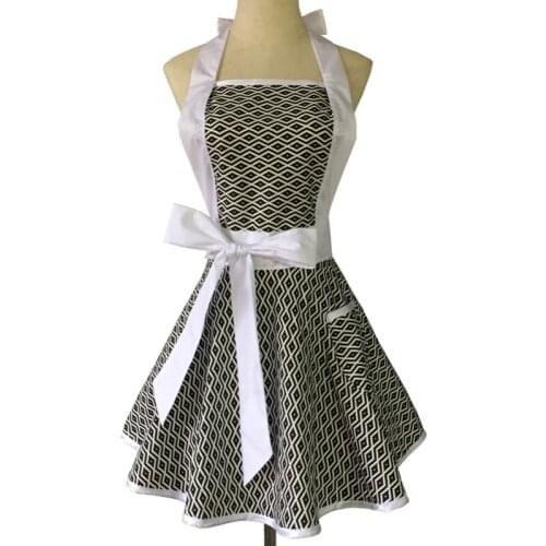XiuMood Aprons With Print For The Kitchen