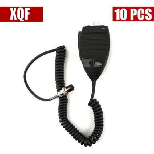 XQF 10PCS Mic Microphone for Alinco DR-03 DR-06 DR-135 DR-235 DR-435 DR-635 radio EMS-53