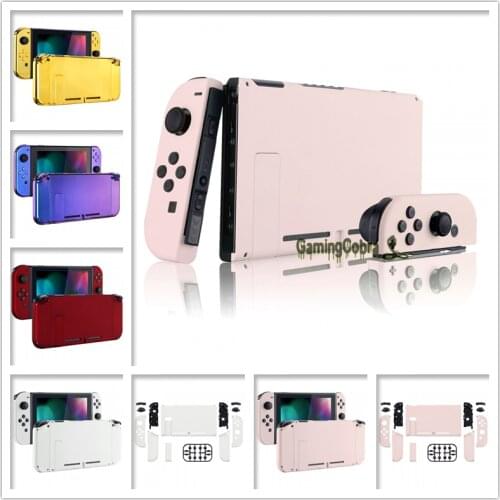 EXtremeRate Custom Console Back Plate with Controller Housing Shell Case with Full Set Buttons for Nintendo Switch