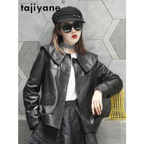 Tajiyane Womens Leather Jacket Real Sheepskin Coat Female Korean Style Coats and Jackets Women Spring 2021 Veste Femme Pph4506