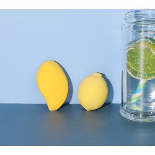1 Pc Alien Fruit Beauty Egg Mango Lemon Pear Avocado Shape Soft Makeup Sponge Facial Beauty Cosmetics Powder Puff Blending Tools