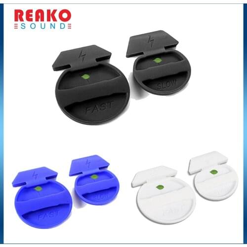 REAKOSOUND 2pcs Silicone Charging Port Protection For Tesla Model 3 Waterproof Dust Cover Accessory Car Charger Protection Cap
