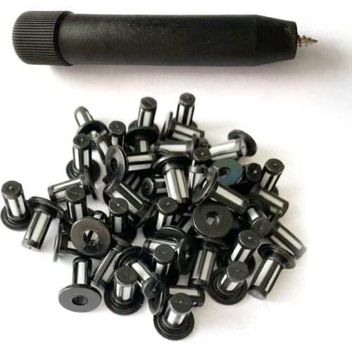 50pcs Car fuel injector Micro filter with removal tool 10.5x3.1x12.8mm For Honda Civic