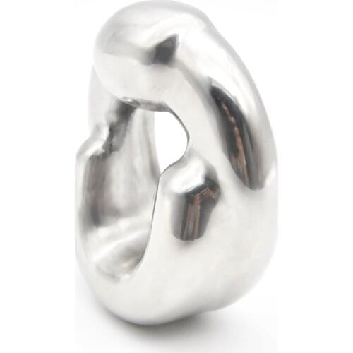 500g Stainless Steel Heavy Ball Stretcher Scrotal Bondage Scrotum Pendant Testicle Lock,Cock Ring,Medical Themed Sex Toy,A334