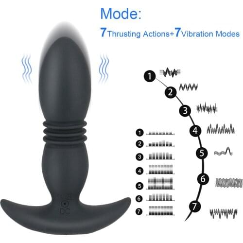 Men Anal Plug Dildos Women Vibrators Butt Stuffed Adults Sex Toys Telescopic Machine Massage Erotic Toyes Couple Tools Sex Shop