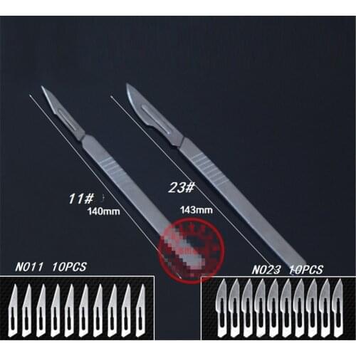 Free shipping NO11 NO23 Stainless steel Scalpel+100pcs blade for cutting electronics repair tools PCB Circuit Board