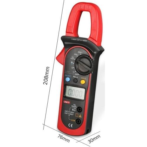 Digital Handheld Clamp Multimeter Tester Meter DMM CE AC DC Volt Amp