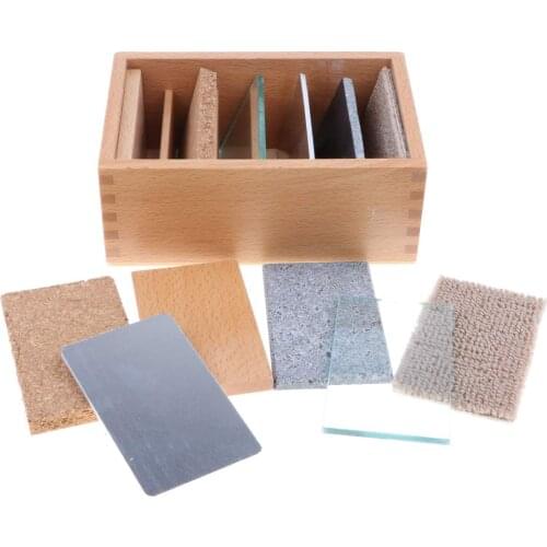 Children Montessori Thermal Materials Temperature Sensory Board Early Development Toy for Preschool Kindergarten Teaching