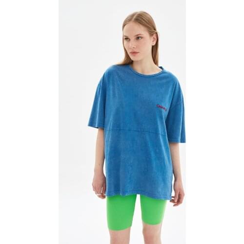 Trendyol Unisex Oversize T-shirt TMNSS21TS3350