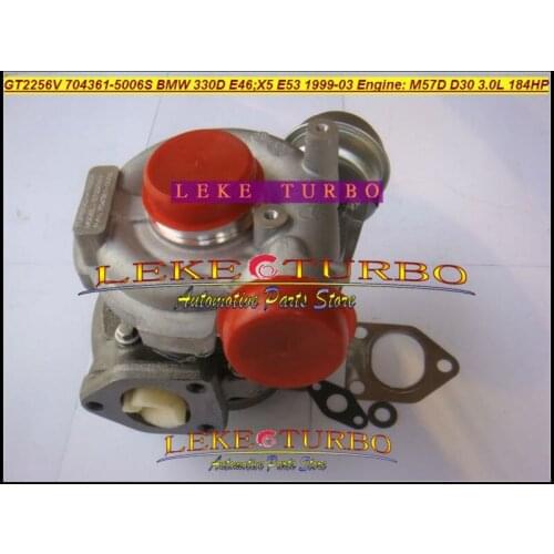 GT2256V 704361 704361-5006S 704361-0005 116522499509 116522499519 2248834E Turbo For BMW 330D E46 X5 E53 99- M57D M57 D30 3.0L