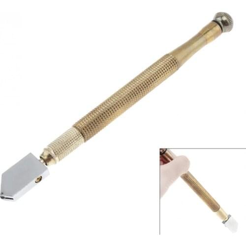 Multifunctional Professional Glass Cutter Tool Metal Diamond Roller Pencil Oil Feed Carbide Tip Tool for Glass Cutting