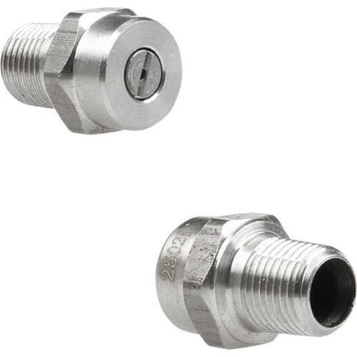 NPT1/8" High Pressure Washer Spray Fan Nozzle Tip 25 Deg Stainless Steel 030