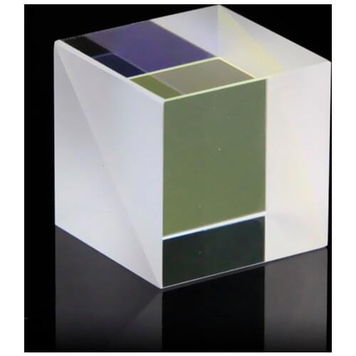 Polarized Beam Separation Mirror 12.5x12.5X12.5mm Polarizing Beam Splitter