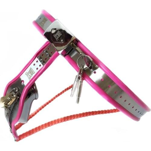 Manyjoy adult sex toys Stainless steel chastity belt chastity cage penis tube adult penis binding sex toys