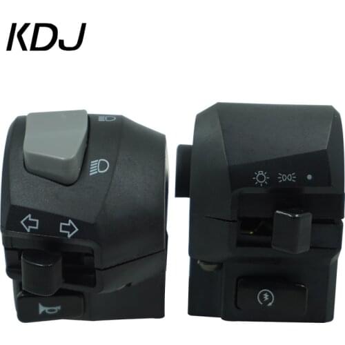 7/8" 22mm Motorcycle Switches Horn Turn Signal Headlight High/Low Beam Light Start For Yamaha YBR125 YBR 125 CU Custom 2008-2014