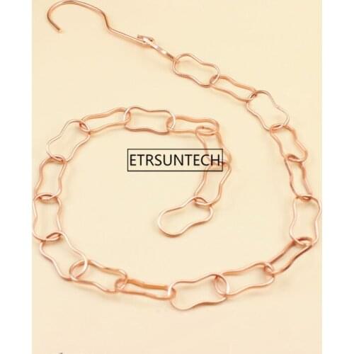 Multiple Clothes Metal Hanging Chain With Hook Apparel Shop Coat Hangers Display Rings Clothing Coordinate Storage Strip