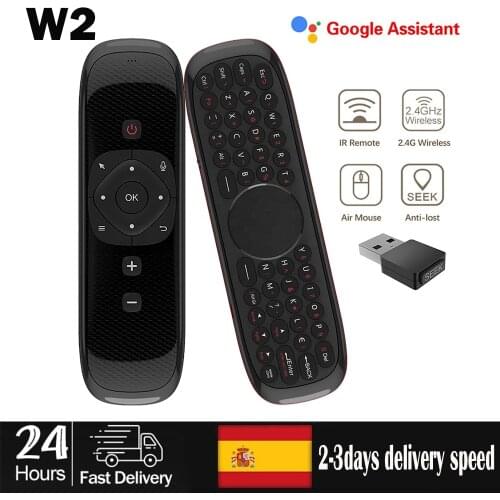 Wechip W1/W2 Mouse Voice Remote Control 2.4G Wireless Mini Touch Keyboard for Smart Android TV Box PC Projector
