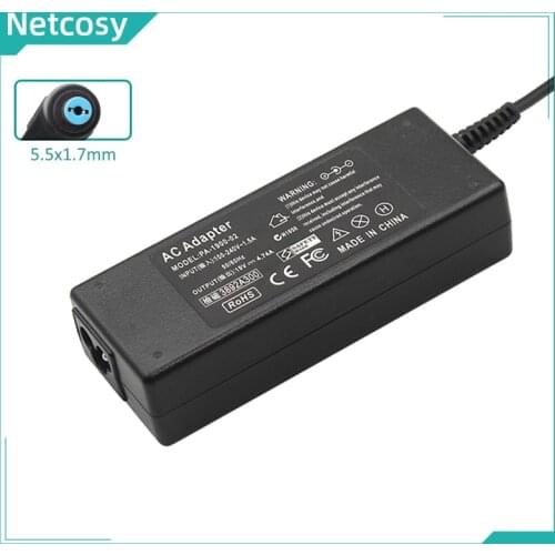 19V 4.74A 5.5x1.7mm 90W AC Adapter Notebook Charger For Laptop Acer Aspire R3 S3 E5 E13 E15 E17 E1 E11 7230 7250 7520 7520G V15