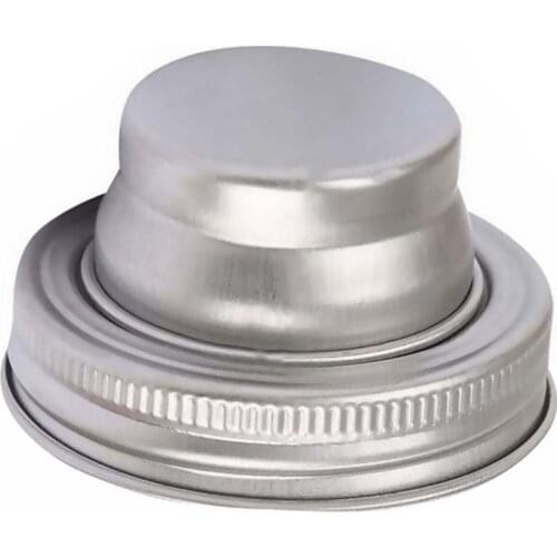 1pc Durable 304 Stainless Steel Mason Jar Shaker Lid Cocktail Shaker Cap Mason Cover Cocktail Mixer Salt Pepper Flour Filter