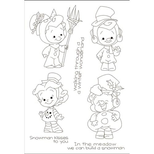 11x16 Handsome little boy TBig ice cream ransparent Clear Stamps Silicone Seals for DIY scrapbooking photo album Card Making