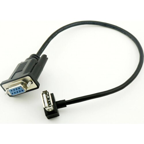 25cm RS232 DB9 Female to USB 2.0 A Female Serial Cable Adapter Converter For PC