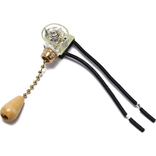 4pcs/Lot 125/250V Wall Light Pull Switch Home Ceiling Fan Lamp Universal Pull Chain Cord Switch Set Replacement Tools