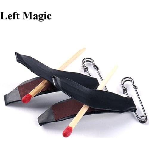 Double Clip Matches Pull Burning Stage Fire Magic Tricks Multi Lit Match Stage Magic Props Accessories Gimmick
