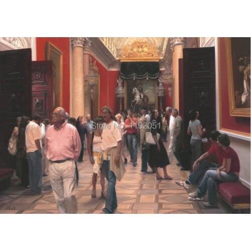 Hyper realism scenery painting contemporary Chinese art masterpiece reproduction canvas prints museum