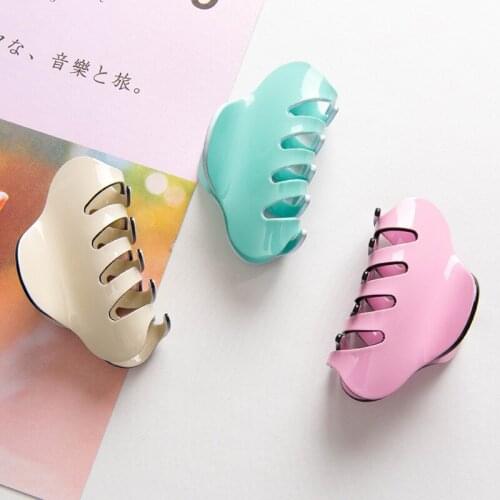 Headwear High Quality Hairpins Trendy Hair Clip Candy Color Crab Hair Claws For Women Girl Hair Accessories