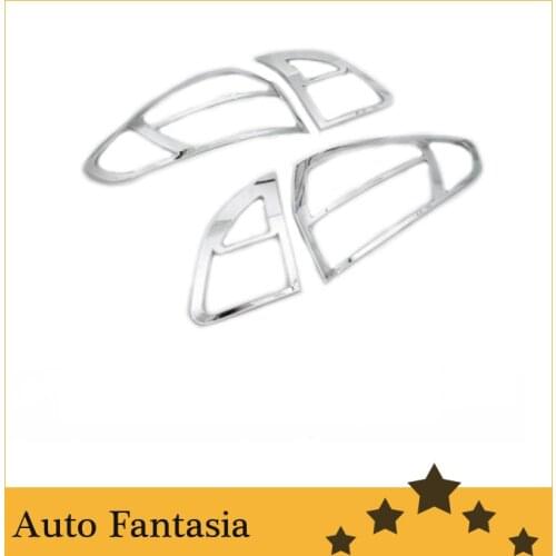 Chrome Tail Light Cover for Ford Fiesta Sedan-Free Shipping