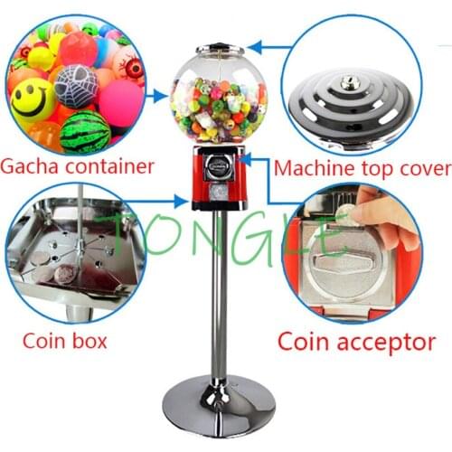 Arcade Coin Operated Slot Machine Toys Vending Cabinet Candy Capsule Vending Machine Toy Vendor for Arcade Cabinet / Market