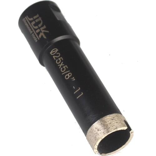 JDK 1"/25mm Diamond Wet Core Drill Bit Hole Saw For Granite And Marble Drilling With 5/8"-11 Thread