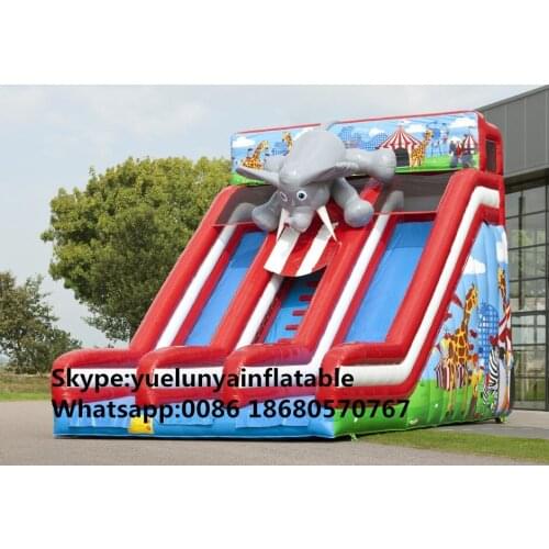 China Guangzhou) manufacturers selling inflatable slides,Elephant slide KY-696