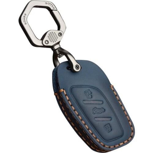 Leather Car Remote Key Case Key cover for MG MG6 ZS HS EV EZS EHS mg3 gs mg7 GT 2015 2016 2017 2018 2019 2020
