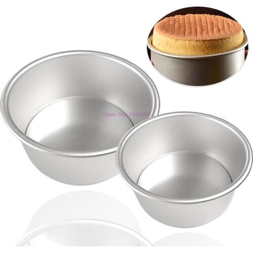 100pcs 2/4/5/6/8 Inch Round Cake Pan Set Removable Bottom Cake Molds Chiffon Cakes Mold/Mould Set Round Cakes Tins Baking Tools