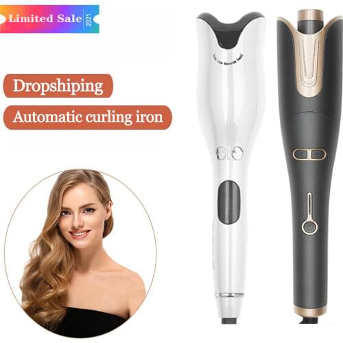 Multi-Function LCD Automatic Hair Curler Spin & N Curl 1 Inch Iron Curling Air Wand Styling Salon Tool Tourmaline Ceramic Heater