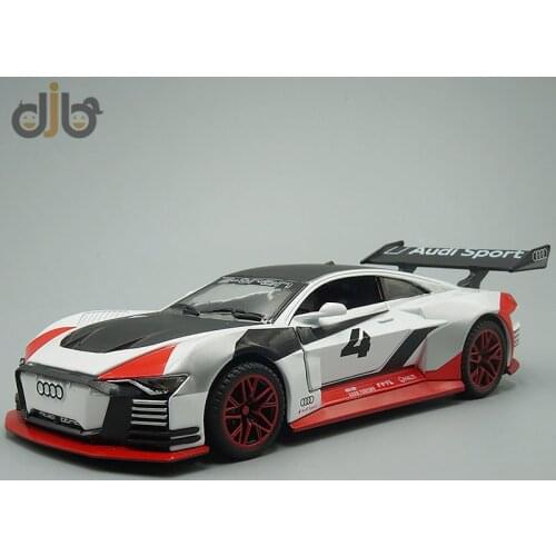 1:32 Diecast Car Model Toy Audi E-Tron GT Sportback Concept Car Pull Back With Sound & Light