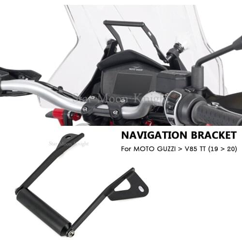 Motorcycle Stand Holder Phone Mobile Phone GPS Navigation Plate Bracket For MOTO GUZZI V85 TT 2019 - 2020