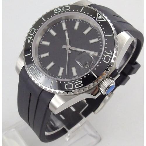 40mm Sterile Dial Sapphire Glass Luminous Ceramic Bezel MIYOTA 8215 Automatic Movement Mens Watch
