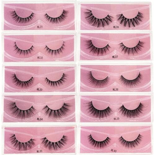Mink Eyelashes Wholesale Lashes Bulk Mink Lashes Fluffy Make Up Lash Extension False Eyelashes Set Fake Lashes faux cils