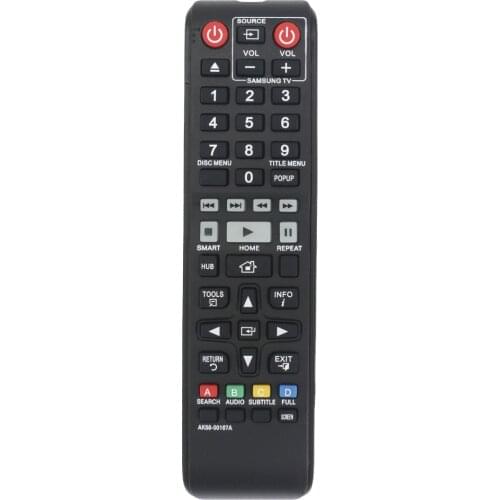 New AK59-00167A Replaced Remote Control fit for Samsung Blu-ray BD-J6300 BD-F7500 BD-J7500 DVD Player