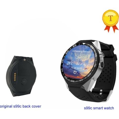 2018 Original s99c smart watch smartwatch wristwatch clock plastic lid shell spare part back cover backcover black case cap