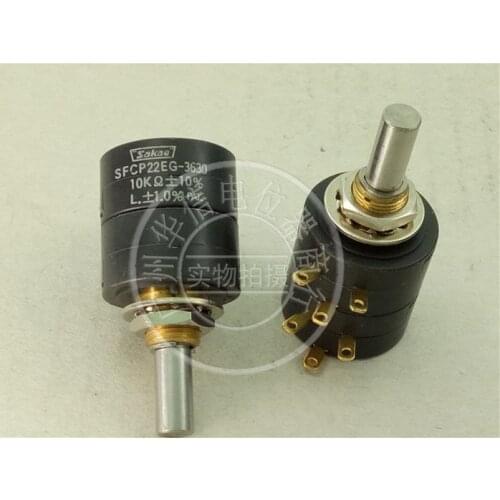 Original new 100% SFCP22EG-3630 10K double conductive plastic potentiometer axle diameter 6MM (SWITCH)