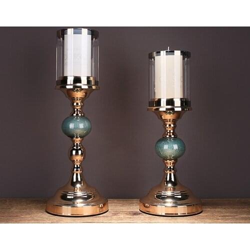European Style Candle Holder Home Decoration Dining Table Decoration Romantic Candle Light Dinner Props Decoration Candle Holder
